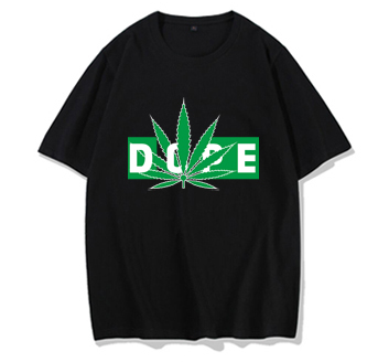 Camiseta Hip Hop Hoja de Cáñamo Estilo Urbano para Hombre - Image 7