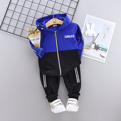 Sudadera con Capucha de Bloques de Color para Niños - Image 7