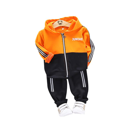 Sudadera con Capucha de Bloques de Color para Niños - Image 10