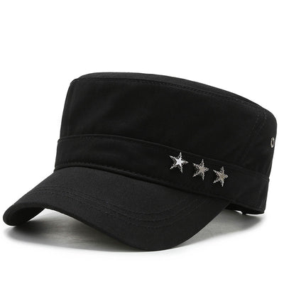 Gorra Militar de Algodón con Visera - Estilo Five-Star - Image 7