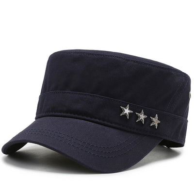 Gorra Militar de Algodón con Visera - Estilo Five-Star - Image 8