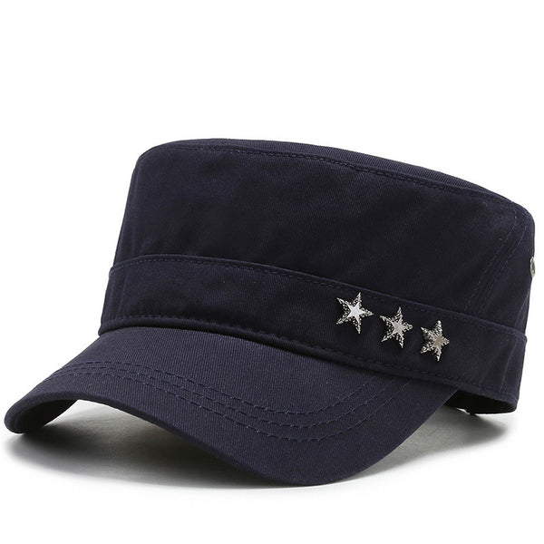 Gorra Militar de Algodón con Visera - Estilo Five-Star