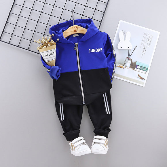 Sudadera con Capucha de Bloques de Color para Niños
