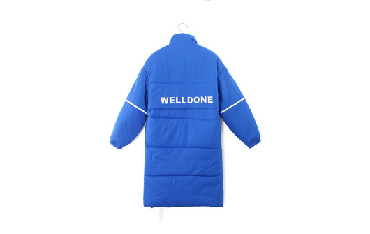 Abrigo Largo de Algodón para Mujer con Bordado de Letras - Talla Grande - Image 12