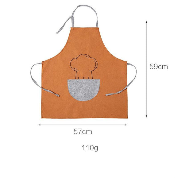 Delantal de Cocina Impermeable y Resistente al Aceite