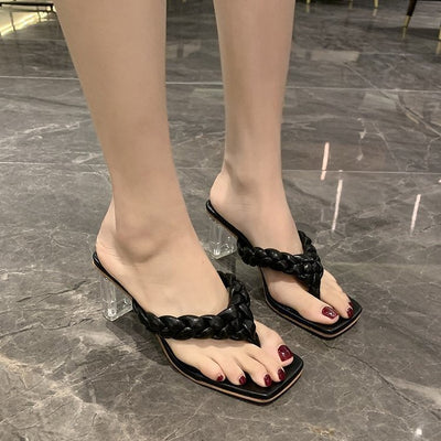 Sandalias Estilo Coreano con Tacón Grueso para Mujer - Image 14