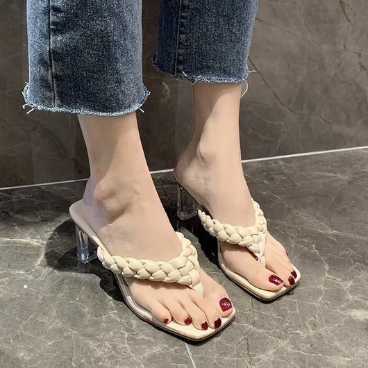 Sandalias Estilo Coreano con Tacón Grueso para Mujer - Image 7