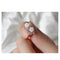 Aretes de Plata 925 con Flor de Concha y Circonita Incrustada