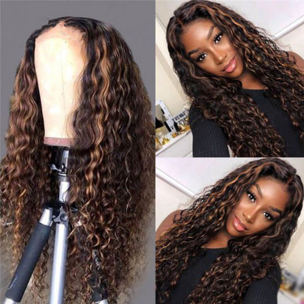 Peluca Rizada Afro Multicolor Cabello Sintético Largo Estilo Natural
