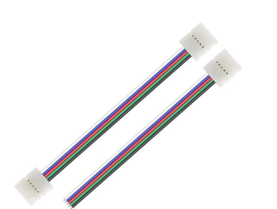 Barra LED RGB Dual con Conector de Encaje sin Soldadura y Cable 4 Pines - Image 2