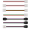 Barra de LED RGB Dupla com Conector de Encaixe sem Solda e Cabo de 4 Pinos