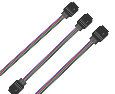 Barra LED RGB Dual con Conector de Encaje sin Soldadura y Cable 4 Pines - Image 3