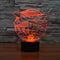 Luces 3D Despegue desde Asia