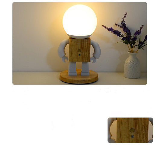 Lámpara de Escritorio Robot Luminoso - Luz Nocturna Decorativa para Dormitorio - Image 11