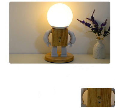 Lámpara de Escritorio Robot Luminoso - Luz Nocturna Decorativa para Dormitorio - Image 6