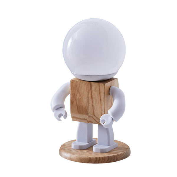 Lámpara de Escritorio Robot Luminoso - Luz Nocturna Decorativa para Dormitorio