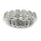 Sing Tooth Ornaments European and American Diamond Denture Sets Black 8 Large Gold Teeth Silver