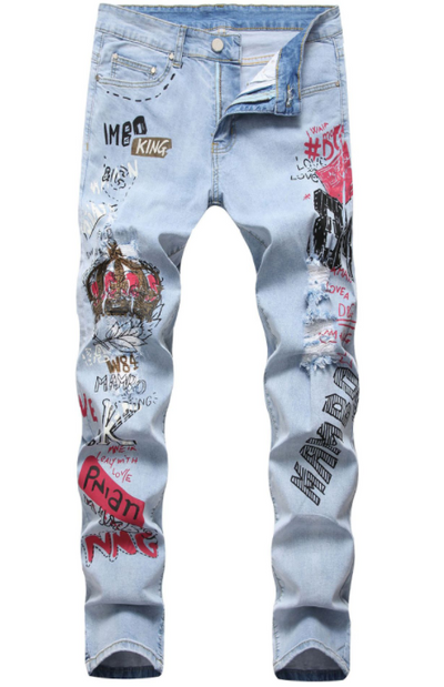 Jeans Rotos Hip-Hop Street Style con Estiramiento - Image 8