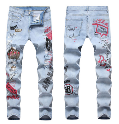 Jeans Rotos Hip-Hop Street Style con Estiramiento