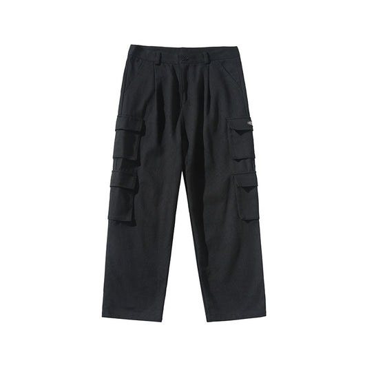 Pantalones Casuales Talla Grande con Bolsillos Amplios Corte Recto - Image 5