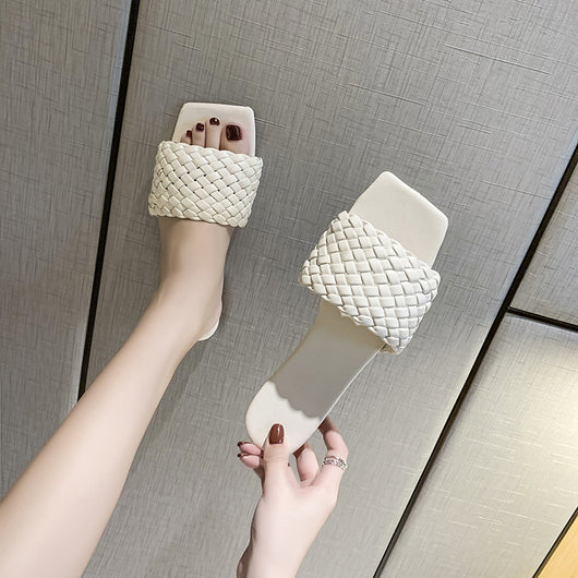 Sandalias Ligeras para Mujer con Cinturón Trenzado - Image 9