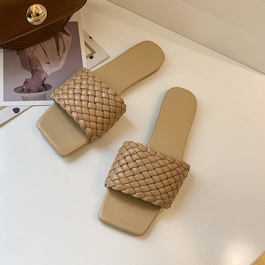 Sandalias Ligeras para Mujer con Cinturón Trenzado - Image 4