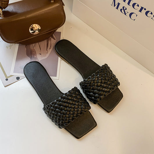 Sandalias Ligeras para Mujer con Cinturón Trenzado - Image 3