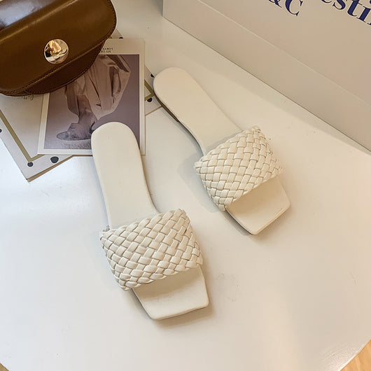 Sandalias Ligeras para Mujer con Cinturón Trenzado - Image 5