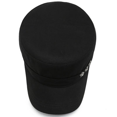 Gorra Militar de Algodón con Visera - Estilo Five-Star - Image 5
