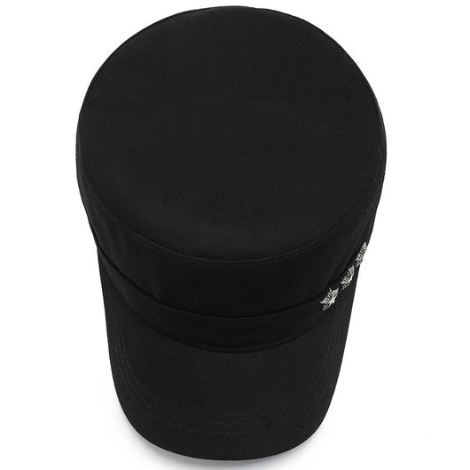 Gorra Militar de Algodón con Visera - Estilo Five-Star - Image 5