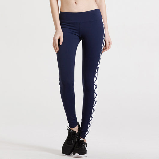 Pantalones Yoga Deportivos Elásticos Cintura Media Secado Rápido Mujer - Image 4