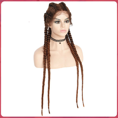 Peluca Trenza Frontal de Cuatro Hebras - Image 4