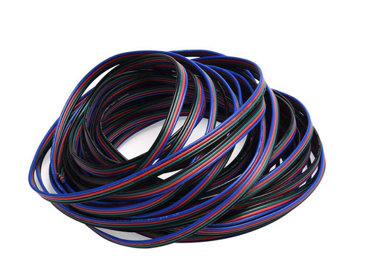 Tira LED RGB 4 Pines con Cable - Iluminación Colorida Personalizable - Image 8
