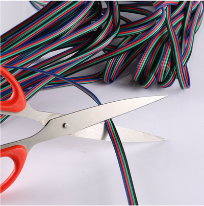 Tira LED RGB 4 Pines con Cable - Iluminación Colorida Personalizable - Image 11