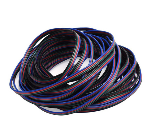 Tira LED RGB 4 Pines con Cable - Iluminación Colorida Personalizable - Image 5