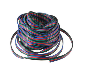 Tira LED RGB 4 Pines con Cable - Iluminación Colorida Personalizable - Image 4