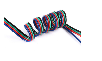 Tira LED RGB 4 Pines con Cable - Iluminación Colorida Personalizable - Image 3