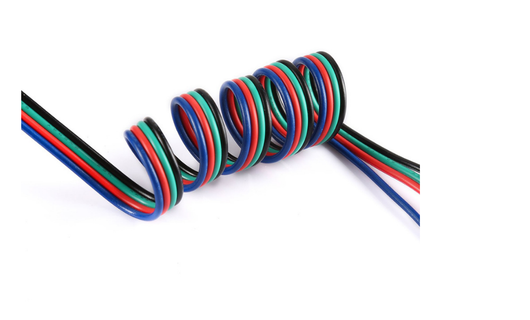Tira LED RGB 4 Pines con Cable - Iluminación Colorida Personalizable - Image 3