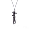 Hot Sale Affectionate Hug Necklace Couples Anniversary Valentine's Day Gift Fashion Punk Street Estilo Pendant Necklace Full Negro S