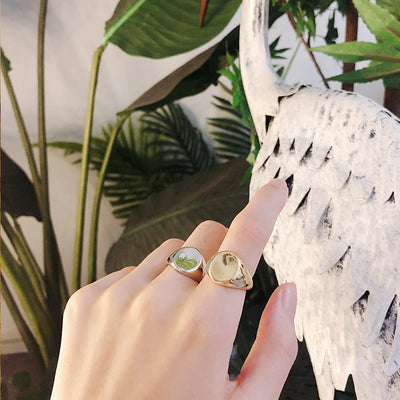 Anillo Abierto Dorado Tendencia Fashion para Mujer - Image 12