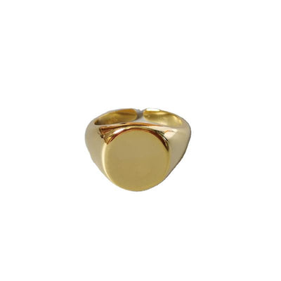 Anillo Abierto Dorado Tendencia Fashion para Mujer