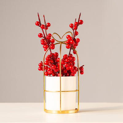 Ramo de Flores Secas y Plantas Artificiales para Decoración del Hogar - Image 10