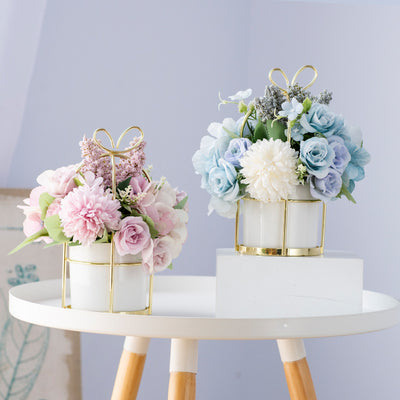 Ramo de Flores Secas y Plantas Artificiales para Decoración del Hogar - Image 12