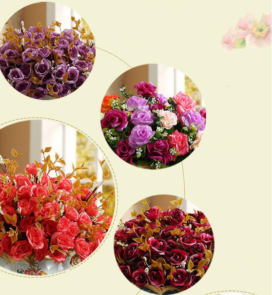 Jarrón Decorativo de Cerámica Simulada para Flores Secas - Adorno Americano de Sala - Image 12