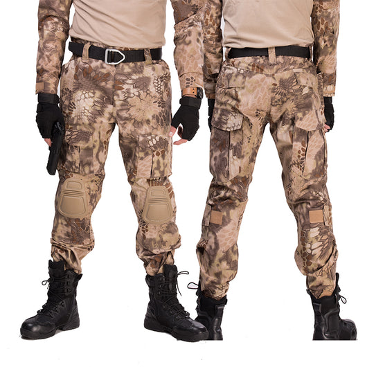 Pantalones Tácticos Militares Camuflaje Pitón Negro - Overol Resistente Four Seasons - Image 3