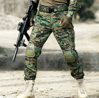 Pantalones Tácticos Militares Camuflaje Pitón Negro - Overol Resistente Four Seasons - Image 2