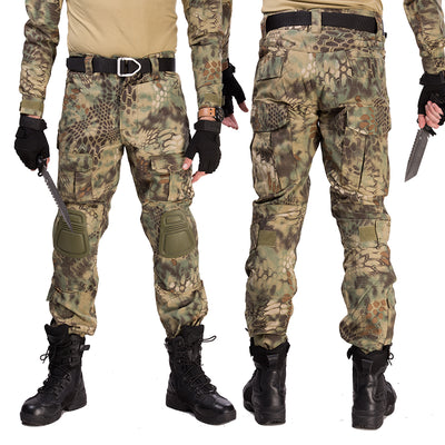 Pantalones Tácticos Militares Camuflaje Pitón Negro - Overol Resistente Four Seasons - Image 10