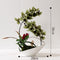 Mueble TV y Mesa Comedor con Decoración de Flores Artificiales