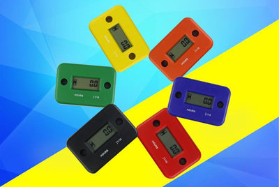 Medidor de Horas LCD para Motocicleta, Lancha y ATV - Contador Inductivo