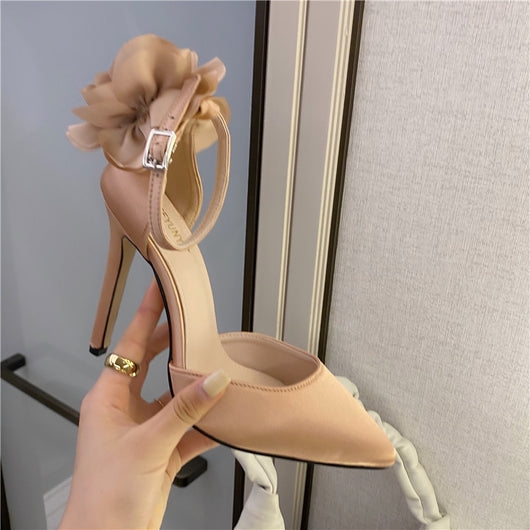 Zapatos de Tacón Alto Punta Fina Estilo Hada - Tallas Grandes Mujer - Image 8
